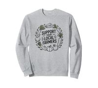Apoya el diseño vegetal de tu jardín de agricultores locales Sudadera