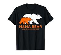 Apoya la concienciación sobre la leucemia Mama Bear para mujeres y hombres Camiseta