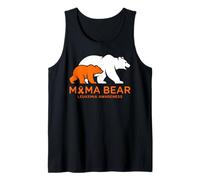 Apoya la concienciación sobre la leucemia Mama Bear para mujeres y hombres Camiseta sin Mangas