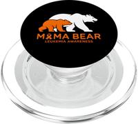 Apoya la concienciación sobre la leucemia Mama Bear para mujeres y hombres PopSockets PopGrip para MagSafe