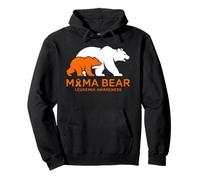 Apoya la concienciación sobre la leucemia Mama Bear para mujeres y hombres Sudadera con Capucha