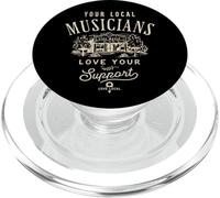 Apoya la escena de tus bandas musicales de músicos locales PopSockets PopGrip para MagSafe