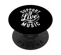 Apoya la música en Vivo con Nuestra Camiseta única PopSockets PopGrip Adhesivo