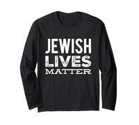 Apoya Las Vidas judías importan Pro Orgullo judío Detener el Odio judío Manga Larga