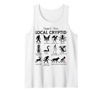 Apoya tu Tabla Local de Criaturas legendarias críptidas Camiseta sin Mangas