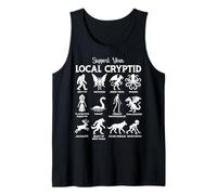 Apoya tu Tabla Local de Criaturas legendarias críptidas Camiseta sin Mangas