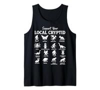 Apoya tu Tabla Local de Criaturas legendarias críptidas Camiseta sin Mangas