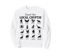 Apoya tu Tabla Local de Criaturas legendarias críptidas Sudadera