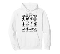 Apoya tu Tabla Local de Criaturas legendarias críptidas Sudadera con Capucha