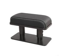 Apoyabrazos ajustable para el codo del coche con 3 ajustes de altura, piel sintética ergonómica y almohadilla antideslizante ABS para asientos del conductor y del pasajero, apto para la mayoría de