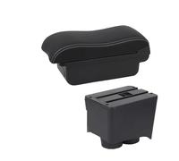 Apoyabrazos Caja Para VW Para Polo 9N 3 Mk4 2002-2009 Reposabrazos Accesorios De Almacenamiento Para El Interior Del Coche Central Ajustable Reposabrazos(A white line No USB 1)