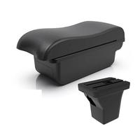 Apoyabrazos Central Para Coche Caja De Almacenamiento Curva Modificada Doble Capa Interior Para Chevy Para Aveo(A2 Black line)