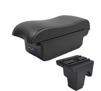 Apoyabrazos Central Para Ford Para Focus 3 Mk3 2011-2020 Apoyabrazos Coche Consola Central Actualización Caja Almacenamiento Piezas Modificadas USB(B3 Black white 3 USB)
