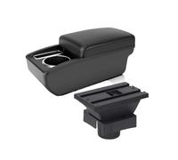 Apoyabrazos Coche Para Citroen Para Sega Interior Coche Consola Central Modificación Aumento Reposabrazos Multi-Almacenamiento Funcional Accesorios Caja De Reposabrazos(A2 Black line NO USB)