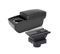 Apoyabrazos Coche Para Citroen Para Sega Interior Coche Consola Central Modificación Aumento Reposabrazos Multi-Almacenamiento Funcional Accesorios Caja De Reposabrazos(B3 white line 6 usb)