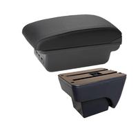 Apoyabrazos Coche Para Seat Para Ibiza 2017-2025 Caja De Almacenamiento Para Reposabrazos Accesorios Interiores Repuesto(B2 Black line 3USB)