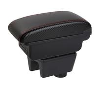 Apoyabrazos Coche Para Seat Para Ibiza 6j 6L Reposabrazos Central Con Compartimento Portaobjetos Soporte Para El Codo Para Conductor Pasajero(A-3USB-Red Line)
