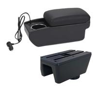 Apoyabrazos Coche Para Seat Para Ibiza Reposabrazos, Caja De Almacenamiento Para Coche Piezas Reacondicionamiento Accesorios Interiores(A2 Fast charging2)