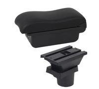 Apoyabrazos Coche Para Seat Para Mii Acondicionamiento Específicos Para Reposabrazos Caja Consola Central Almacenamiento(B black line 3USB)