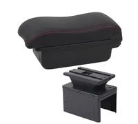 Apoyabrazos Coche Piezas De Repuesto Y Accesorios Para El Interior Del Para Seat Para Leon Mk2 Reposabrazos Central Guantera Etc(A1 red line No USB)