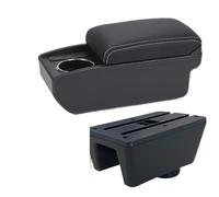 Apoyabrazos Coche Reposabrazos Para Seat Para Ibiza 6j 6L Caja De Almacenamiento Para Coche Piezas Reacondicionamiento Accesorios Interiores(B3 Black white 6USB)
