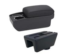 Apoyabrazos Coche Reposabrazos Para Seat Para Ibiza 6j 6L Caja De Almacenamiento Para Coche Piezas Reacondicionamiento Accesorios Interiores(C2 Black line NO USB)