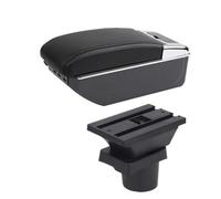 Apoyabrazos Coche Reposabrazos Para VW UP Compartimento De Almacenamiento Para Consola Coche Accesorios Actualización Dedicados Para Seat Mii(D black line 7USB)
