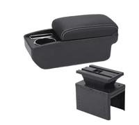 Apoyabrazos Coche Reposabrazos Universal Para Coche Modelo Caja De Reposabrazos Almacenamiento Automóvil Modificación Piezas Reequipamiento Interior Caja De Reposabrazos(C3 Black white NOUSB)