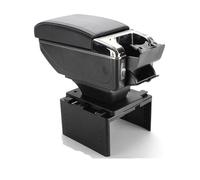 Apoyabrazos Compatible Con Opel Para Vauxhall Para Astra Para Corsa Para Mokka Para Tigra Para Zafira Tourer 7USB Consola Central Reposabrazos Giratorio Caja Almacenamiento Reposabrazos(Black line)