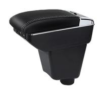 Apoyabrazos Compatible con R-enault Clio 4 IV 2012-2019 Apoya brazos coche Consola Reposabrazos Central Tapizado Caja de Almacenamiento Cuero con 7 puertos USB