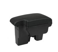 Apoyabrazos De Coche Interior Compartimento De Almacenamiento Grande Solo Para Volante A La Izquierda Para Toyota Para Hilux(A3 White line)