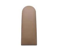 Apoyabrazos del coche Tapa protectora de la tapa del pestillo del reposabrazos de la consola central del coche de cuero para Seat Ibiza 6J 2009 2010 2011 2012 2013 2014 2015 2016(Marrón)