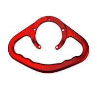 Apoyabrazos del tanque de combustible de la motocicleta, manija del tanque de gasolina de la motocicleta trasero del pasajero de la barra de agarre de aluminio para Kawasaki (rojo)