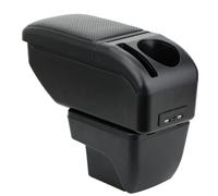 Apoyabrazos para Asiento Arona Caja Organizadora De Consola Central con Doble Capa De Almacenamiento Ideal para Apoyar Los Codos