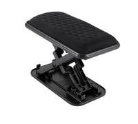 Apoyabrazos para Coche Almohadilla De Reposabrazos para Coche con Altura Ajustable Soporte para Codo Izquierdo Y Derecho Antifatiga(Black Cloth)