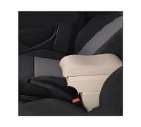 Apoyabrazos para coche Caja De Reposabrazos Coche Caja Almacenamiento Central De Reposabrazos De Coche Con USB Para Mitsubishi Para Mirage Para Space Star 2014 - 2017 2018 Autopartes ( Color : C Beige