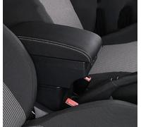 Apoyabrazos para coche Compatible Con Kangoo Compartimento Reposabrazos Coche Caja De Almacenamiento Central Retrofit Interior Con 7USB Accesorios Para Coche Caja De Reposabrazos Doble Capa(White line