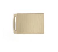 Apoyabrazos para coche Para BMW E92 E93 Para M3 Consola Trasera Bandeja Almacenamiento Cubierta Embellecedora Deslizante Rodillo Ciego Soporte Vasos Cortina(Beige)
