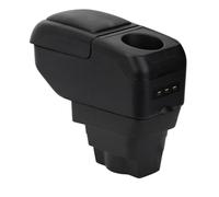 Apoyabrazos para Opel para Corsa E 2014-2018 Caja Organizadora De Consola Central De Doble Capa Compatible con Soporte De Codo