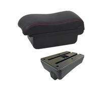 Apoyabrazos Reposabrazos Interior para Peugeot 307 307CC Caja Almacenamiento Convertible Accesorios Reequipamiento Dedicados para El Interior del Coche(A Red Line No USB)
