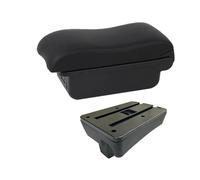 Apoyabrazos Reposabrazos Interior para Peugeot 307 307CC Caja Almacenamiento Convertible Accesorios Reequipamiento Dedicados para El Interior del Coche(B2 Black Line 3USB)