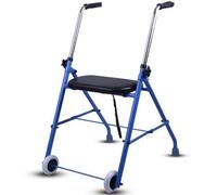 Apoyabrazos Verticales Plegables Y Ligeros De Altura, Ayudas para Caminar, Bastón para Caminar, Silla, Polea De Aleación De Aluminio, Ayuda para Andador con Asiento para Interiores Y Exteriores, Dobl