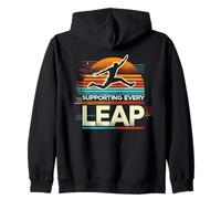 Apoyando a Cada Madre de Pista y Campo de Salto Sudadera con Capucha