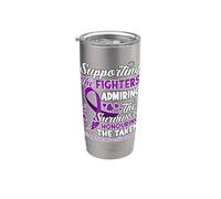 Apoyando a los combatientes que admiran a los sobrevivientes Conciencia sobre sobredosis Vaso térmico de acero inoxidable de doble pared