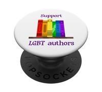Apoyar a los autores LGBT - para los lectores, escritores PopSockets PopGrip Adhesivo