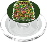 Apoyar la ilustración de biodiversidad Local PopSockets PopGrip para MagSafe