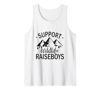 Apoyar la Vida Silvestre criar niños Divertido mamá Diciendo Camiseta sin Mangas