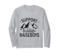 Apoyar la Vida Silvestre criar niños Divertido mamá Diciendo Manga Larga