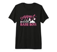Apoyar la Vida Silvestre criar niños mamá de niños Camiseta Premium