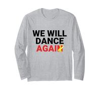 Apoye a Israel Volveremos a Bailar la resiliencia judía Manga Larga